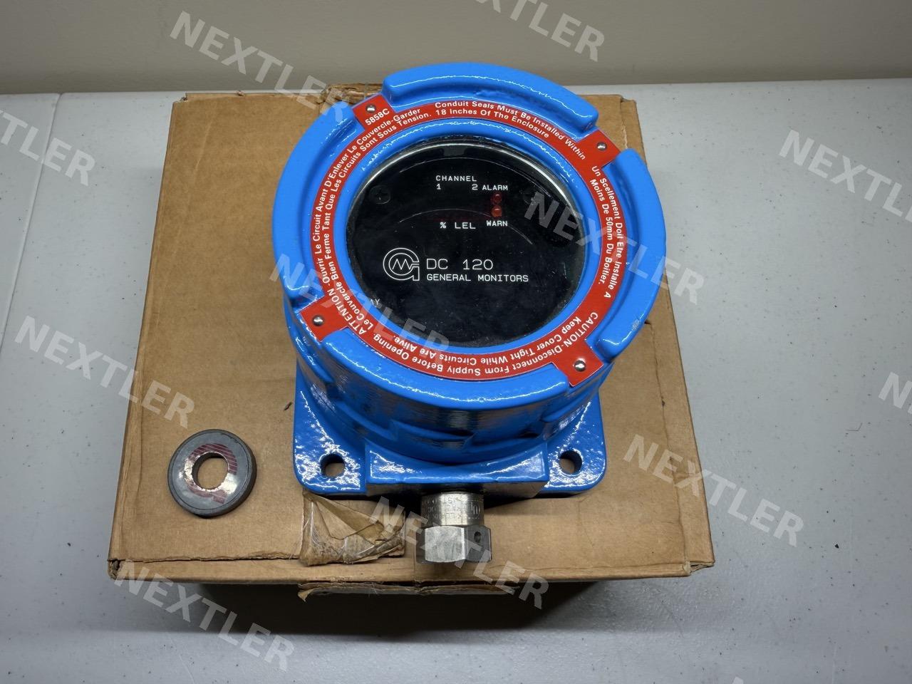 General Monitors DC120 Gas Readout/Relay, Solar P/N 70-30294-10, New