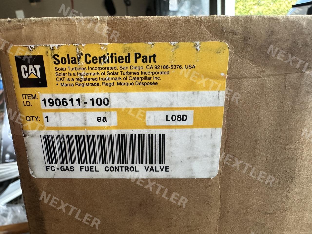 Solar Saturn FC-GAS Fuel Control Valve, P/N 190611-100, New