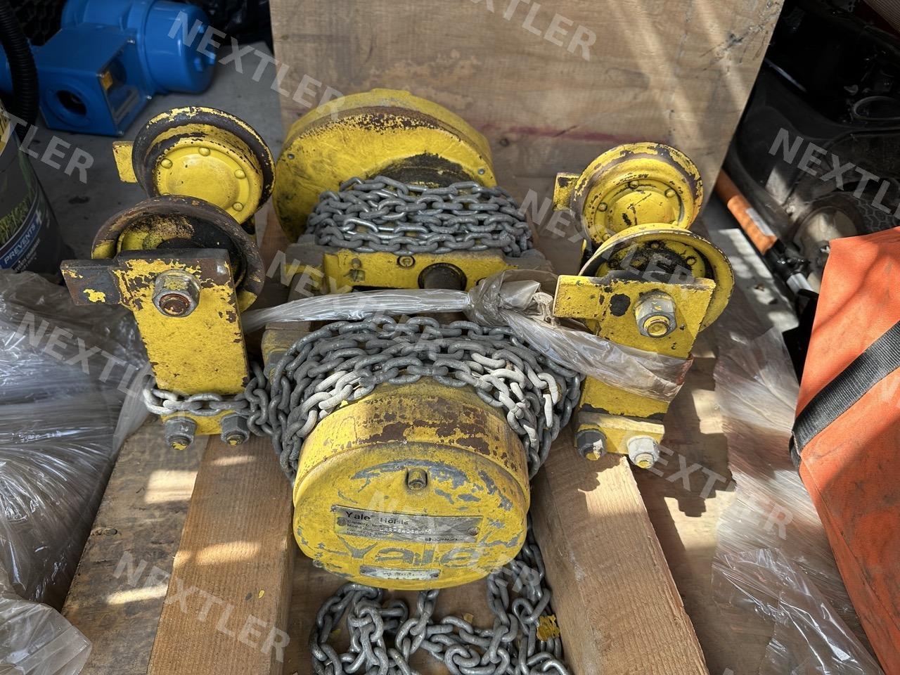 Yale LRP 1 Ton Low Profile Chain Hoist, Solar P/N 70-30124-1, Used