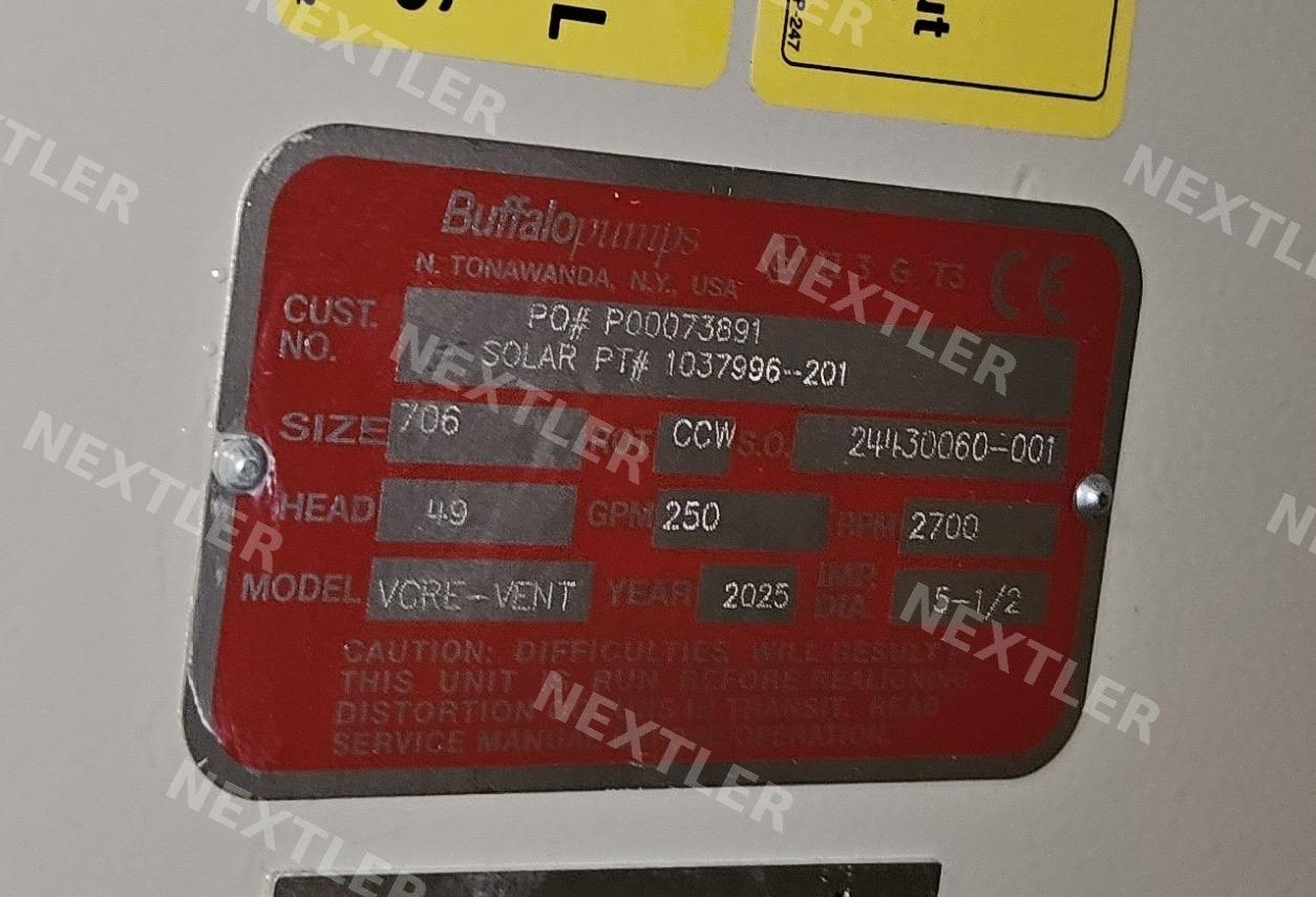 Solar Mars 100 DC Lube Oil Pump/Motor (Buffalo), New - photo 2