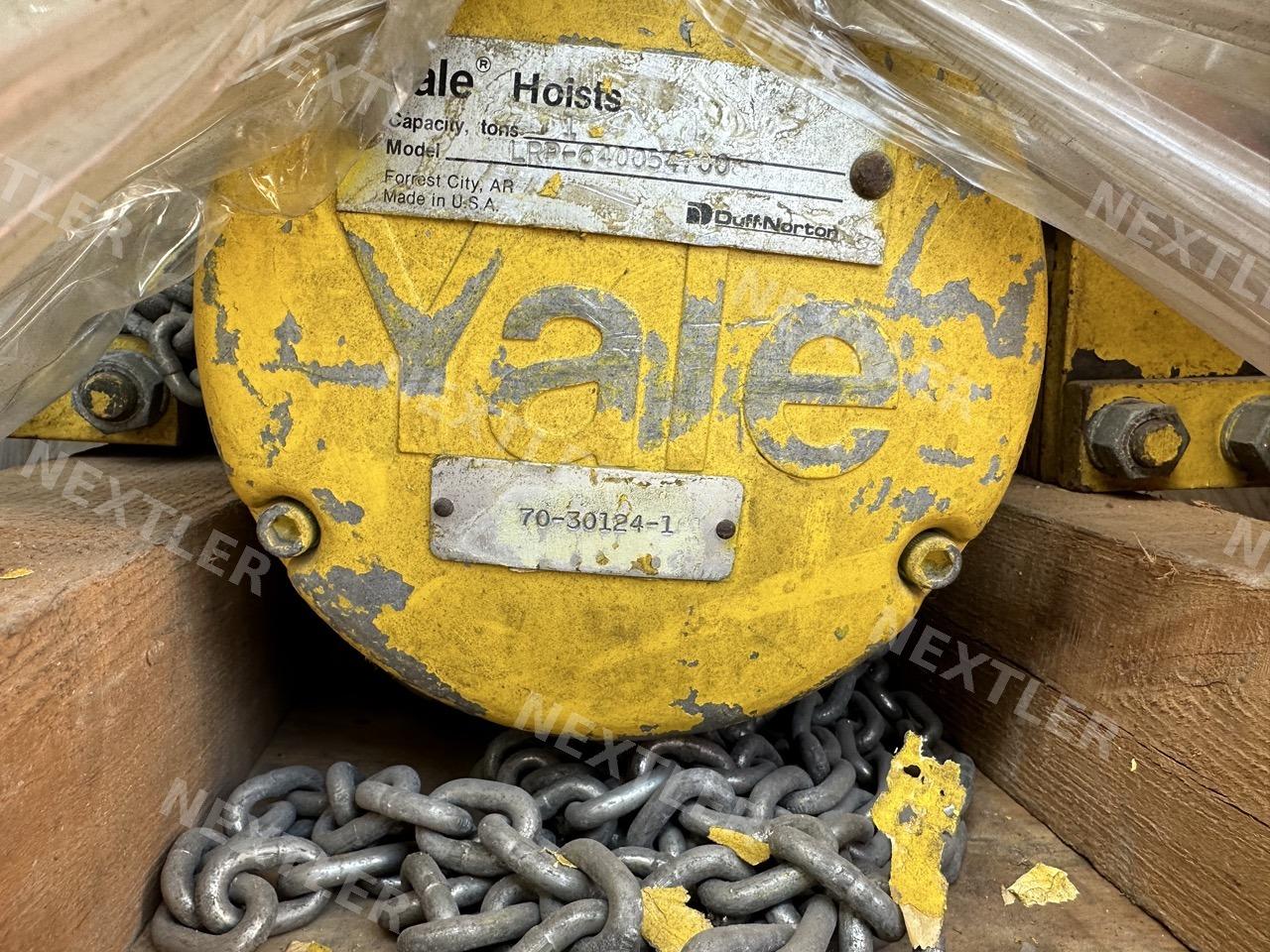Yale LRP 1 Ton Low Profile Chain Hoist, Solar P/N 70-30124-1, Used - photo 3